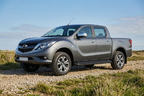 Mazda BT-50 2012- Praguri Laterale Allmond Black (2 buc, Aluminiu) foto 1