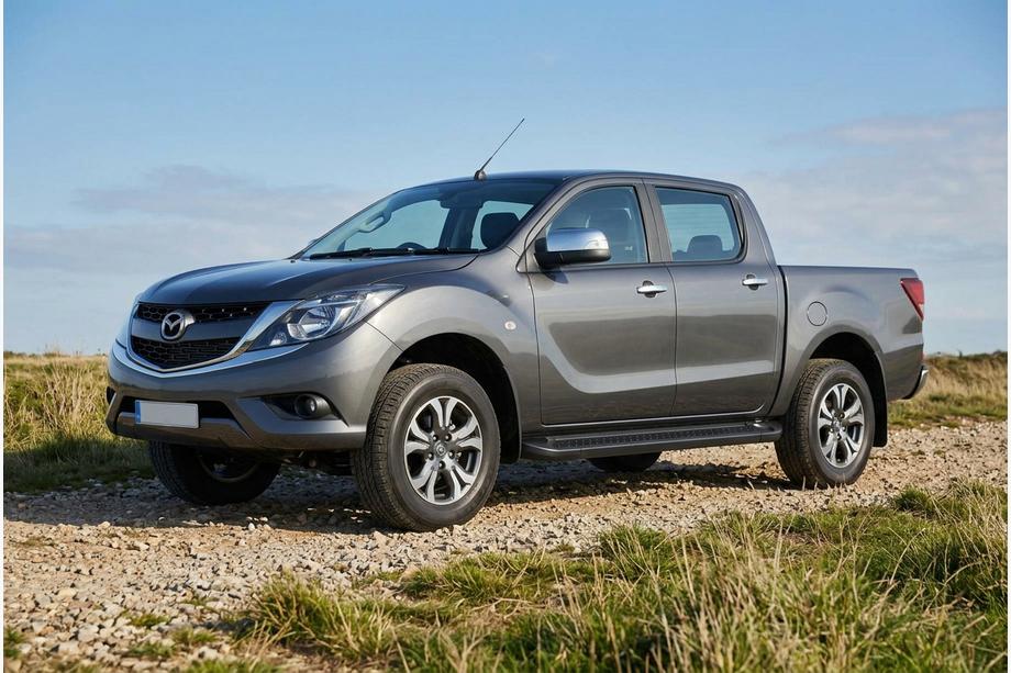 Mazda BT-50 2012- Praguri Laterale Allmond Black (2 buc, Aluminiu) Image
