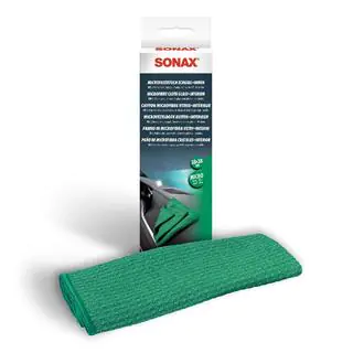 Laveta din microfibra pentru geamuri si interior 38x38 cm Sonax foto 1