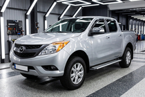 Mazda BT-50 2012- Praguri Laterale Line (2 buc, Aluminiu) foto 1
