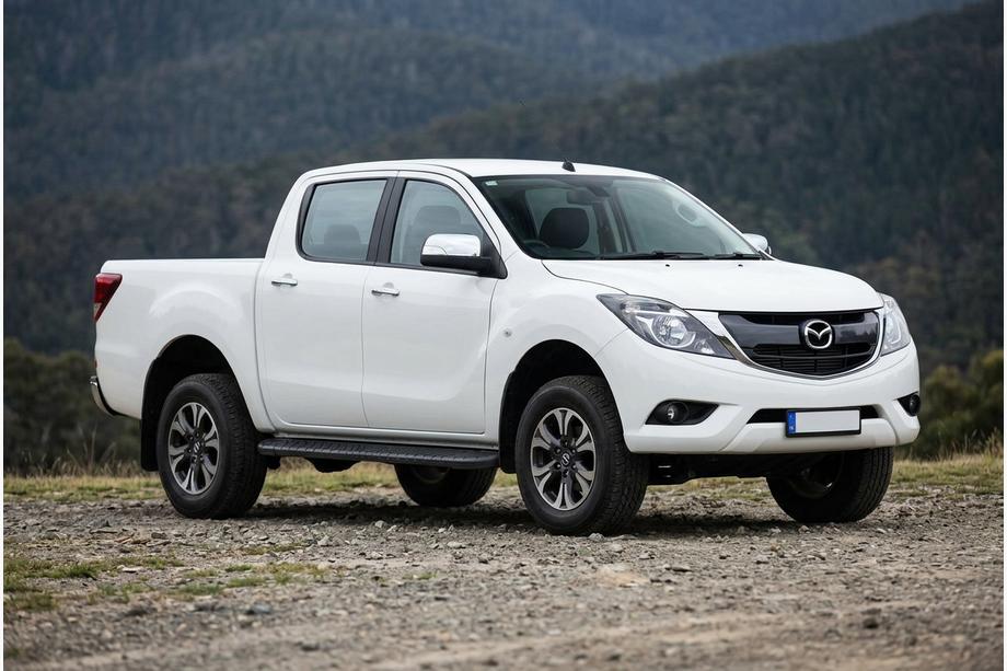 Mazda BT-50 2012- Praguri Laterale Bosphorus Black (2 buc, Aluminiu) Image