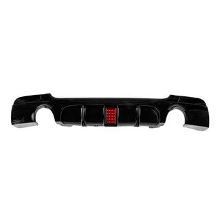 Difuzor bara spate pentru evacuare simpla dubla laterala LED (pentru M-Sport, ABS) foto 1