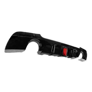 Difuzor bara spate pentru evacuare simpla dubla laterala LED (pentru M-Sport, ABS) foto 3