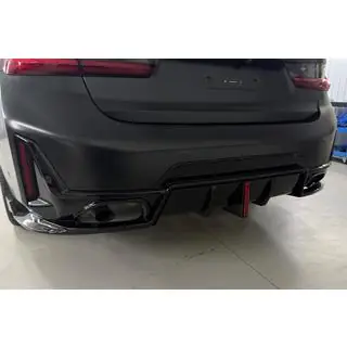 Difuzor spate B-Style LED pentru M-Sport 2023+, ABS