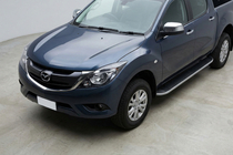 Mazda BT-50 2012- Praguri Laterale Tayga (2 buc, Aluminiu) foto 1