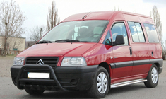 Fiat Scudo 1996-2007 Bullbar WT003 Negru Inox foto 3