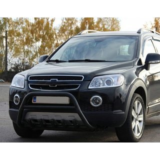 Bara Fata WT003 Negru (Otel Inoxidabil) Chevrolet Captiva 2006-2019 foto 3