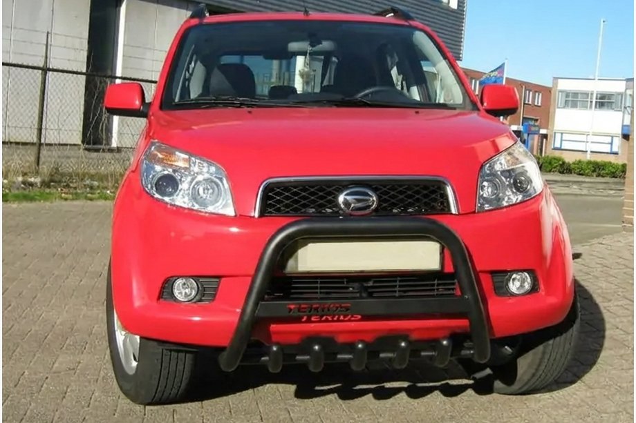 Daihatsu Terios 2006-2017 Bara Fata WT004 Neagra (Otel Inoxidabil) Image