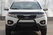 Kia Sorento II XM 2009-2014 Bull Bar WT003 Negru (Otel Inoxidabil) foto 1