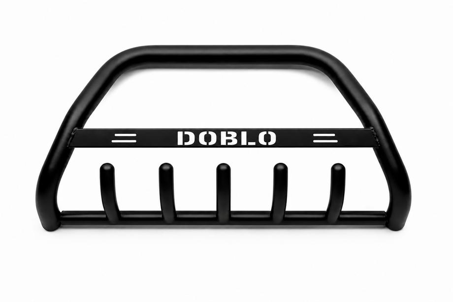 Fiat Doblo II 2010-2022 Bull Bar WT004 Negru (Otel Inoxidabil) Image