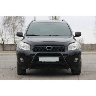 Bullbar WT003 Negru Inox Toyota Rav 4 2006-2013 foto 3