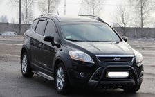 Ford Kuga 2008-2013 Bull Bar WT003 Negru (Otel Inoxidabil) foto 3