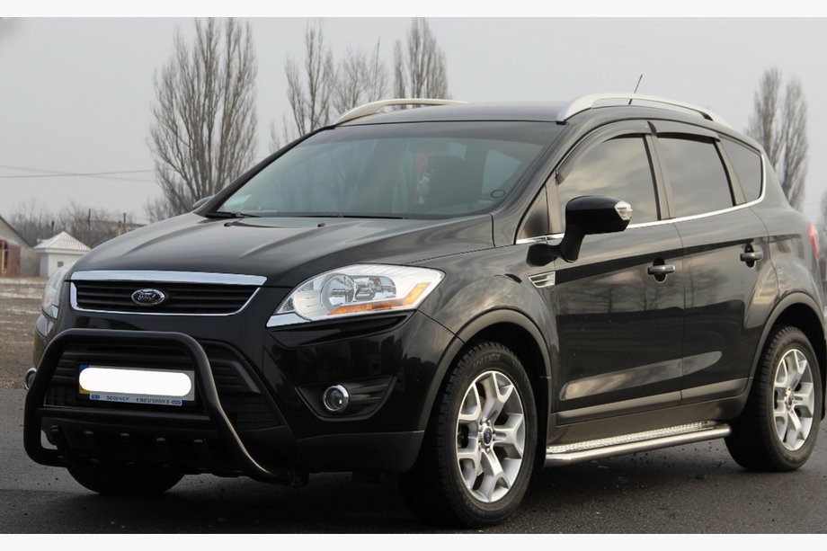 Ford Kuga 2008-2013 Bull Bar WT003 Negru (Otel Inoxidabil) Image