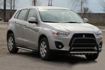 Mitsubishi ASX 2010-2023 Bull Bar WT003 Negru (Otel Inoxidabil) foto 1