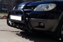 Mitsubishi Outlander 2001-2006 Bull Bar WT004 Negru (Otel Inoxidabil) foto 5
