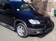 Mitsubishi Outlander 2001-2006 Bull Bar WT004 Negru (Otel Inoxidabil) foto 4