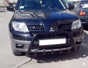 Mitsubishi Outlander 2001-2006 Bull Bar WT004 Negru (Otel Inoxidabil) foto 1