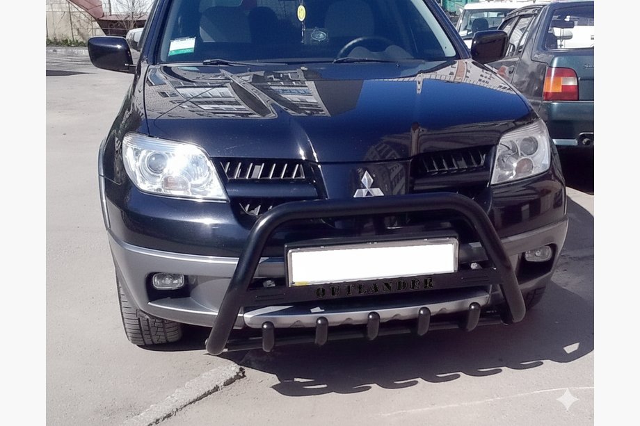 Mitsubishi Outlander 2001-2006 Bull Bar WT004 Negru (Otel Inoxidabil) Image