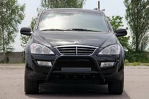 SsangYong Kyron 2005-2014 Bullbar WT003 Negru Inox foto 2
