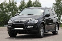 SsangYong Kyron 2005-2014 Bullbar WT003 Negru Inox foto 1