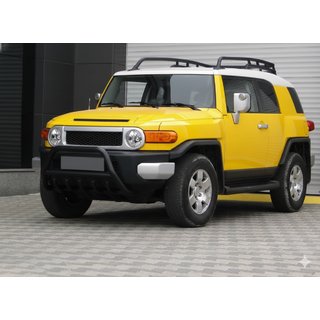 Bullbar WT003 Negru Inox Toyota FJ Cruiser 2006-2022 foto 3