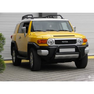 Bullbar WT003 Negru Inox Toyota FJ Cruiser 2006-2022 foto 4