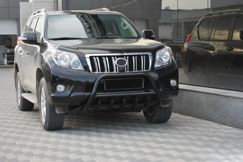 Toyota Land Cruiser Prado 150 2009-2023 Bullbar WT003 Negru Inox Foto 4