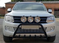 Volkswagen Amarok 2010-2022 Bullbar WT003 Negru Inox foto 5