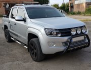 Volkswagen Amarok 2010-2022 Bullbar WT003 Negru Inox foto 8