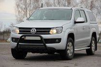 Volkswagen Amarok 2010-2022 Bullbar WT003 Negru Inox foto 3