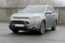Mitsubishi Outlander 2012-2021 Bull Bar WT004 Negru (Otel Inoxidabil) foto 3