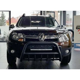 Bullbar fara inscriptie WT003 Negru (inox) foto 4