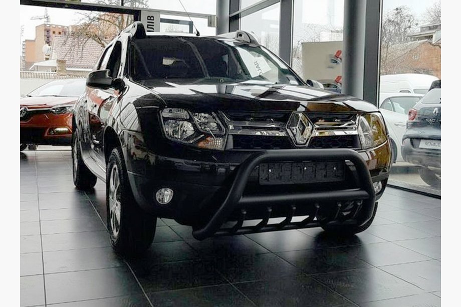 Dacia Duster 2008-2018 Bullbar fara inscriptie WT003 Negru (inox) Foto 8