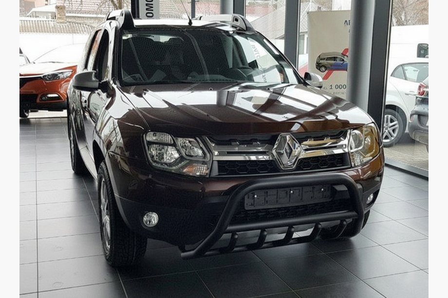 Dacia Duster 2008-2018 Bullbar fara inscriptie WT003 Negru (inox) Foto 7