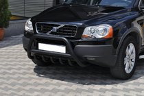 Volvo XC90 2002-2014 Bull Bar WT003 Negru (Otel Inoxidabil) foto 1