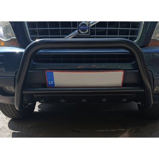 Bull Bar WT003 Negru (Otel Inoxidabil) Volvo XC90 2002-2014 foto 4