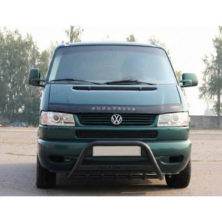 Bull Bar WT004 Negru (Otel Inoxidabil) Volkswagen T4 Caravelle/Multivan 1990–2003 foto 3