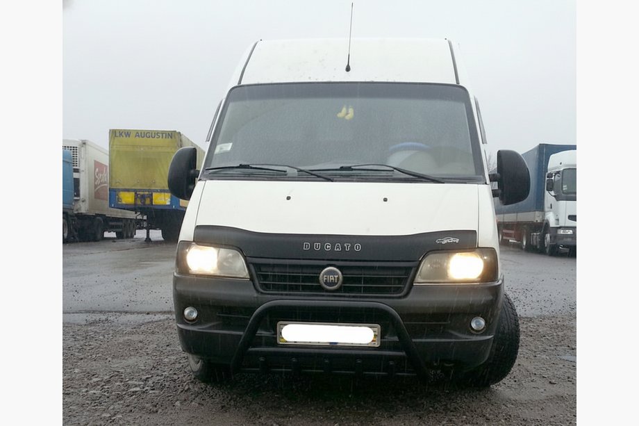 Fiat Ducato 1995-2006 Bull Bar WT003 Negru (Otel Inoxidabil) Image