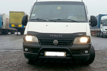Peugeot Boxer 1994-2006 Bull Bar WT003 Negru (Otel Inoxidabil) foto 2