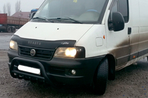Peugeot Boxer 1994-2006 Bull Bar WT003 Negru (Otel Inoxidabil) foto 3