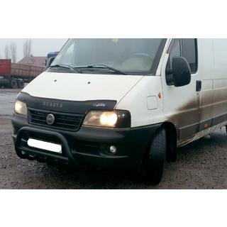 Bull Bar WT003 Negru (Otel Inoxidabil) Peugeot Boxer 1994-2006 foto 3