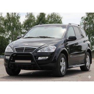 Bullbar WT003 Negru Inox SsangYong Action 2005-2018 foto 3