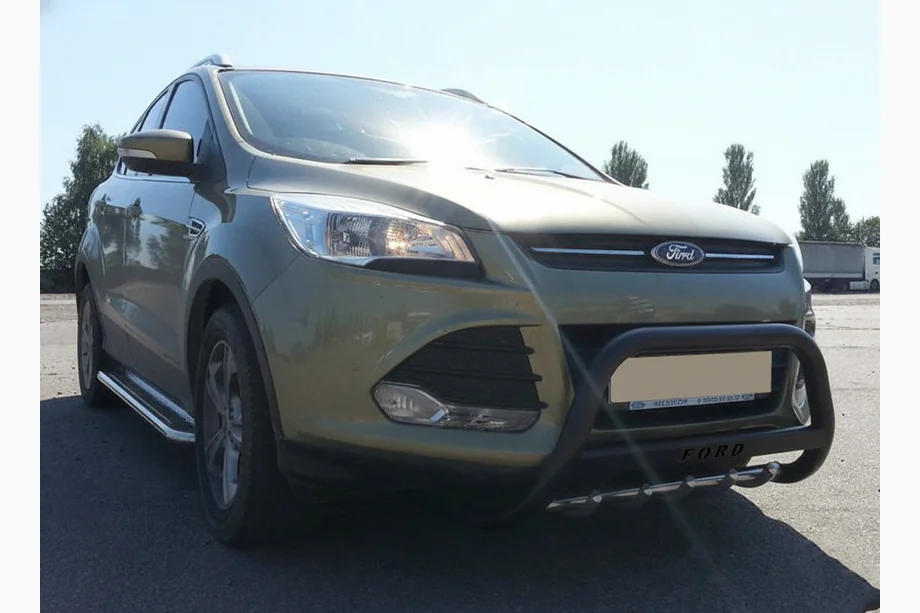 Ford Kuga/Escape 2013-2019 Bull Bar WT004 Negru (Otel Inoxidabil) Image