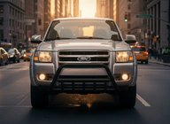 Ford Ranger 2007-2011 Bullbar WT003 Negru Inox foto 3