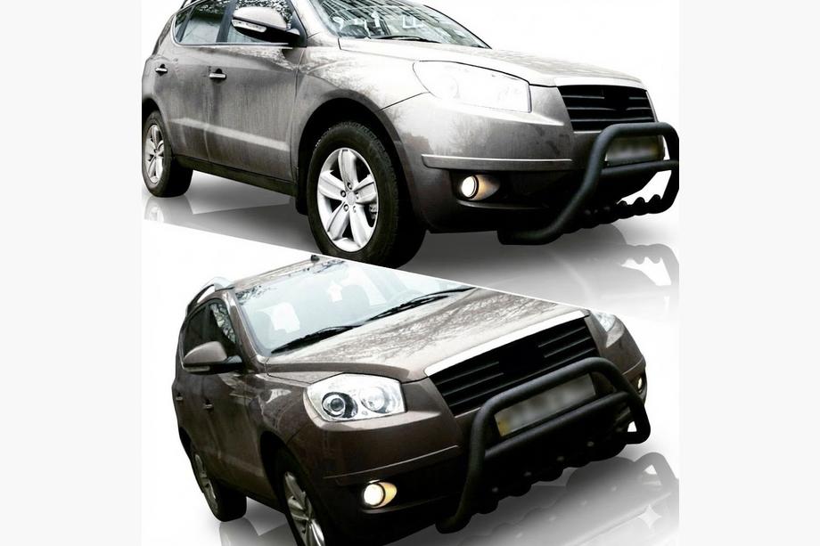 Geely Emgrand X7 2011- Bull Bar WT003 Negru (Otel Inoxidabil) Image