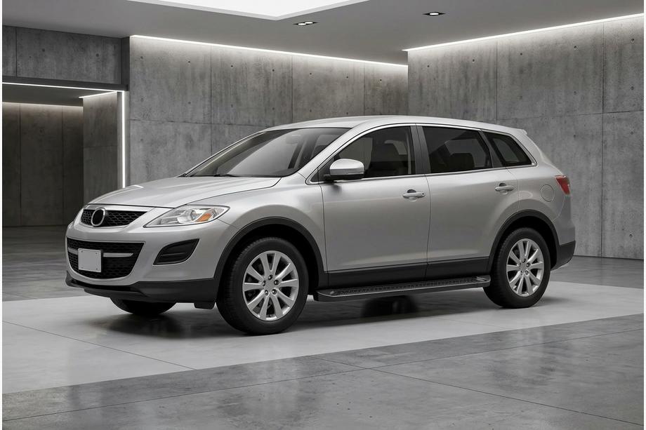Mazda CX-9 2007-2016 Praguri Laterale Allmond Black (2 buc, Aluminiu) Image