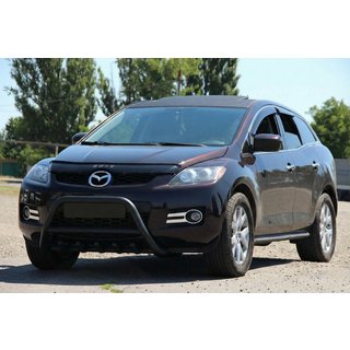 Protectie Fata WT003 Negru (Otel Inoxidabil) Mazda CX-7 2006-2012 foto 1