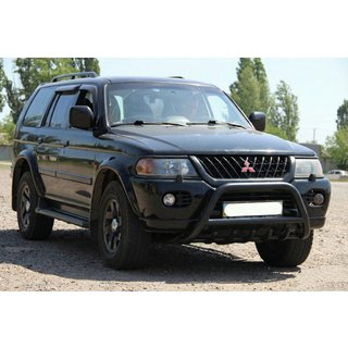 Bullbar WT003 Negru Inox Mitsubishi Pajero Sport 1996-2007 foto 1