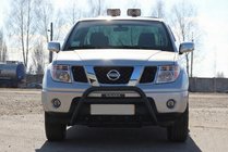 Nissan Navara 2006-2015 Bullbar WT003 Negru Inox foto 6