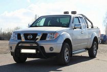 Nissan Navara 2006-2015 Bullbar WT003 Negru Inox foto 5